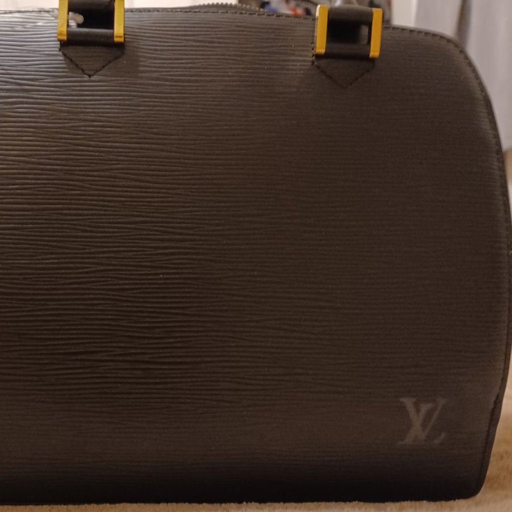 Louis Vuitton Black Epi Leather Pont-Neuf Satchel